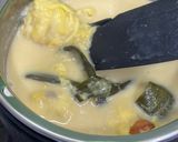 Gambar langkah 3 resipi Bubur Pulut Durian.