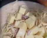 Foto langkah ke 6 dari resep Miso Cream Ramen with Shimeji and King Oyster Mushroom.