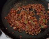 A picture of step 1 of Masala pav.