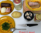 Foto del paso 1 de la receta: Plato único, hecho en olla a presión y placa de inducción (receta caliente de 11 ingredientes)