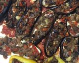 A picture of step 3 of Keto Friendly Stuffed Eggplant.