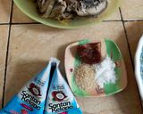 Foto langkah ke 2 dari resep Gulai Jantung Pisang dan Putih Telur.