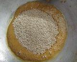 A picture of step 3 of Til chikki.