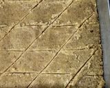 A picture of step 5 of Kesari Rava Burfi.