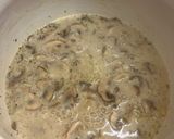 A picture of step 2 of One pot mushroom stroganoff.
