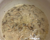 A picture of step 2 of One pot mushroom stroganoff.