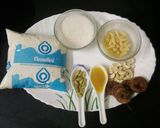 A picture of step 1 of Pasta kheer.