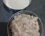 A picture of step 1 of Sitafal halva.