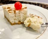 A picture of step 15 of Rice Pudding Cake.