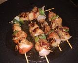 A picture of step 6 of Chicken shashlik stick.