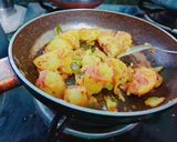 A picture of step 1 of Fried fasting potatoes.