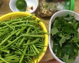 Hình bước làm 1 của món Nộm rau muống mắm tôm