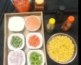 A picture of step 1 of Chinese macaroni.