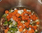 A picture of step 3 of Golden Split Pea Soup.