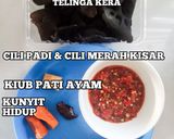 Gambar langkah 1 resipi Cendawan Telinga Kera Masak Lemak Cili Padi.