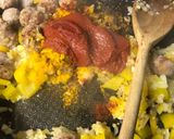Une image de l'étape 3 de Rougail de saucisses.