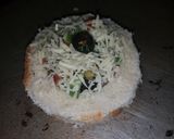 पिज्जा रिंग सैंडविच (Pizza ring sandwich recipe in hindi) रेसिपी चरण 6 फोटो