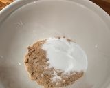 A picture of step 1 of Gluten Free Chocolate Chip Brownies.