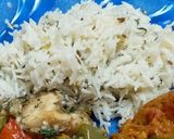 A picture of step 5 of Jeera Pulao / Cumin Pulao.