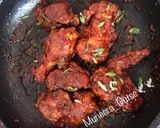A picture of step 6 of Korean style fried chicken.