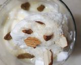 A picture of step 6 of Mango shake with icecream.