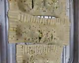 A picture of step 6 of Paneer and spinach pockets.