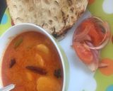 A picture of step 11 of Dahi Wale Gatta Sabzi with Khoba Roti.