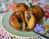 Foto del paso 5 de la receta: Manzanas horneadas con queso crema, pasas y praliné de nuez💕
