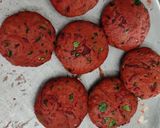A picture of step 5 of Beetroot thepla.