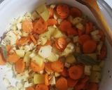 Zöldségkrémleves recept fázis 2 fotója