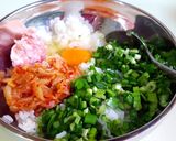 A picture of step 1 of Rice pancake ~ Korean flavor.