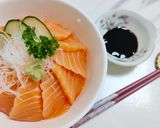 รูปขั้นตอนการทำที่ 3 ของ ชิราชิ ข้าวหน้าปลาแซลมอนมัดใจสามี