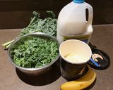 羽衣甘藍蔬果汁的食譜步驟1照片
