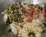 A picture of step 5 of Red Poha, Sprouts, Makhana Masala.