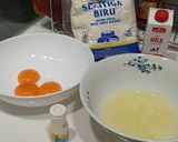 Foto langkah ke 1 dari resep Pancake teflon takaran sendok (tanpa mixer&tanpa bahan pengembang).
