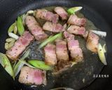 蒜苗炒鹹豬肉的食譜步驟5照片
