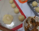Foto langkah ke 3 dari resep Roti Donat goreng isi ayam suwir super duper lembut 👍.
