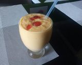 A picture of step 6 of Mango,apple,buttermilk n cardamom shake#authorsmarathon.