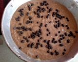 A picture of step 1 of Chocolate brownie with choco chips.