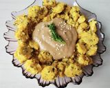 A picture of step 15 of Chawal ke fundke with Rabdi.
