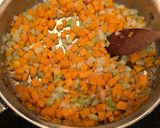 A picture of step 1 of Butternut-squash Risotto.