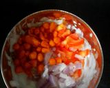 A picture of step 6 of Baked Aloo Katori chaat.