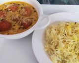 A picture of step 4 of Malai kofta.