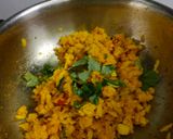 A picture of step 4 of Breakfast Poha (Atukulu upma).