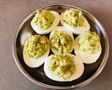 A picture of step 4 of Avacado Deviled Egg.