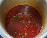 A picture of step 9 of Jatretil mutton gravy masala (jatra food).