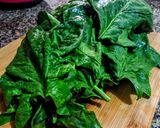 Foto del paso 1 de la receta: ESPINACAS🌿 Y Arándanos con Jamón🥩 Dulce y Miel🍯 Mostaza...!