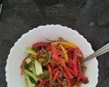 A picture of step 11 of Barbeque chicken salad in tahini sauce.