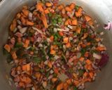 Foto del paso 2 de la receta: Majadito de carne y calabresa