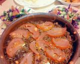 صورة لخطوة 3 من وصفة طاجن لسان عصفور بالفراخ 🐔